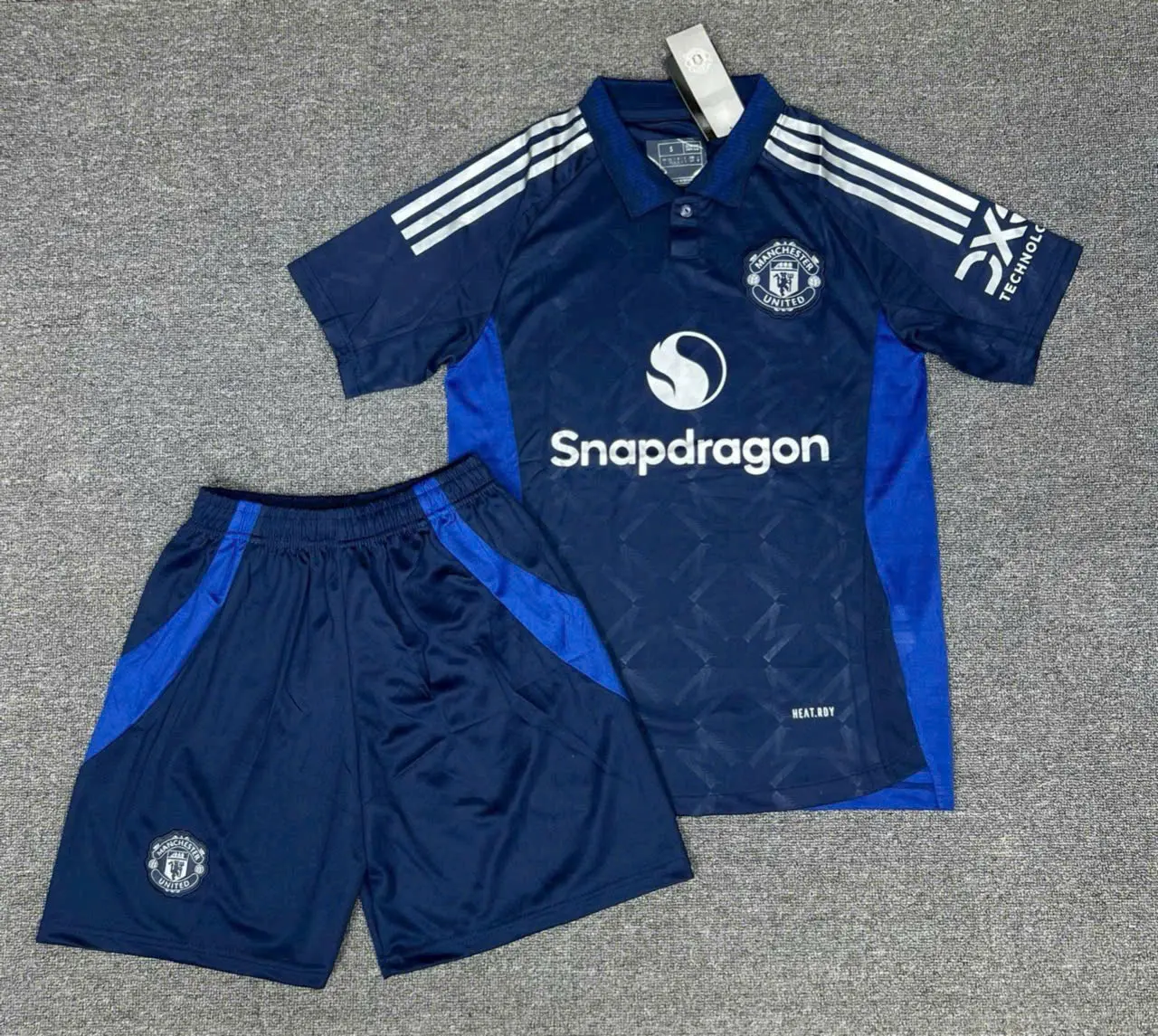 Manchester United 25/26 Men's Away Football Jersey ( Navy & Black Version)