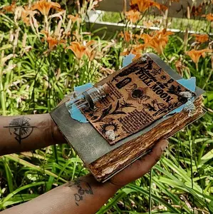 Full Moon leather Journal