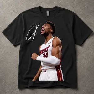 MIAMI GIANNIS ANTETOKOUNMPO Signature Graphic T-Shirt BLOCKBUSTER TRADE, Greek Freak Basketball Fan Tee, Giannis Celebration Shirt, MVP Inspired Sports Apparel, Giannis to Miami, Miami Giannis shirt, Giannis to the Miami