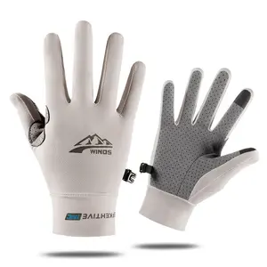 Full Finger UV Protection Gloves - Women & Men Thin Fishing  Hiking  Cycling  Driving  Gym GlovesHigh Sensitivity Touch Screen Gloves outdoor winter gloves for men gloved hands men