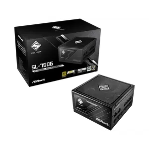 ASRock SL-750G 750 W ATX3.1 & PCIe5.1 80 PLUS GOLD Certified Full Modular Power Supply