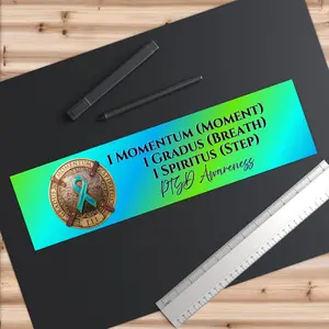 1 Momentum 1 Spiritus 1 Gradus PTSD Awareness Bumper Sticker