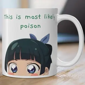 [Sale off up to 50%] Apothecary Diaries MaoMao Mug, This Is Most Likely Poison Funny Anime Quote, Cute Anime Coffee Mug, Otaku Gift, 11oz & 15oz ceramic mug