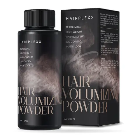 HAIRPLEXX Volumizing Hair Powder - Matte Finish, Oil Control, Anti-Thinning Root Lift, Alcohol Free, Curl Enhancing Daily Haircare for Men & Women
