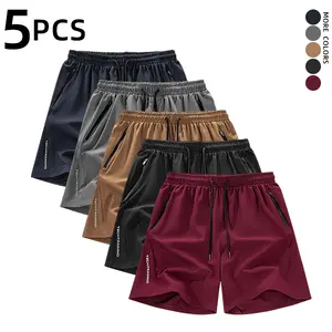 Men’s Quick-Dry Athletic Shorts, Lightweight Breathable Fabric with Elastic Waist and Zipper Pockets, Ideal for Gym Workouts, Running, and Casual Summer Outfits, Essential for Modern Mensfashion