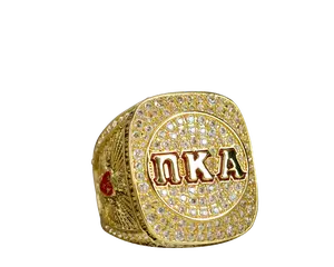 Official Pi Kappa Alpha PIKE Ring - SPECIAL EDITION, Gold Series