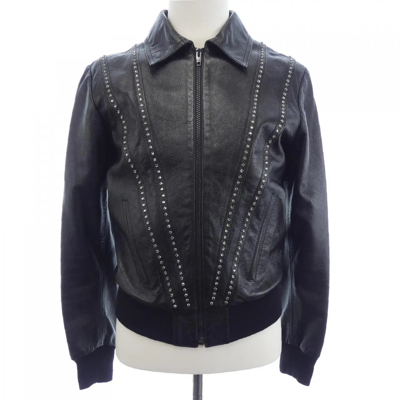 Pre-owned Celine Lambskin Small Leather Goods Jacket