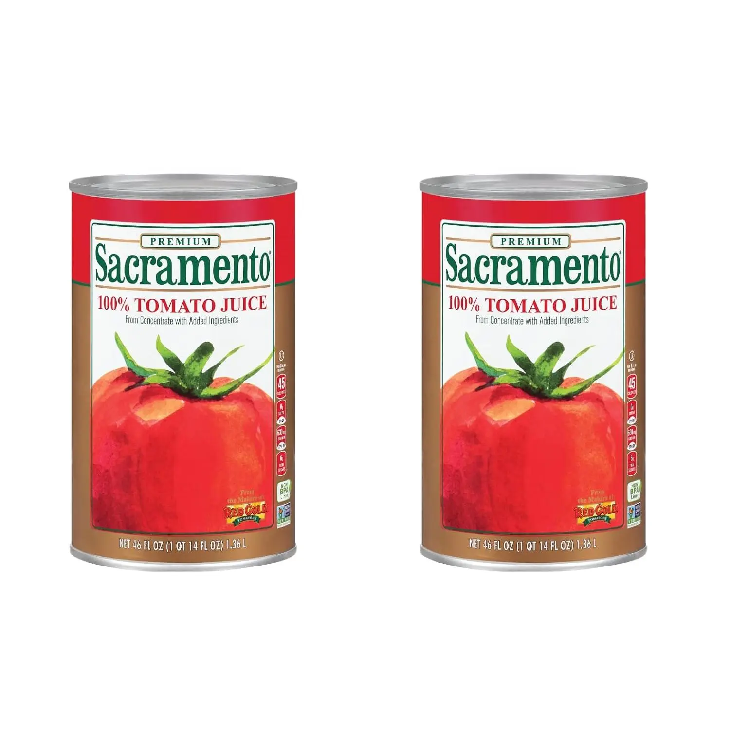 Tomato Juice  46 Ounce Cans 2-Pack