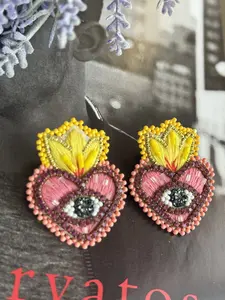 Evil eye earrings