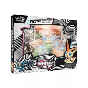 Pokémon Unova Victini Illustration Collection Scarlet Violet Black Bolt & White Flare Trading Card Game