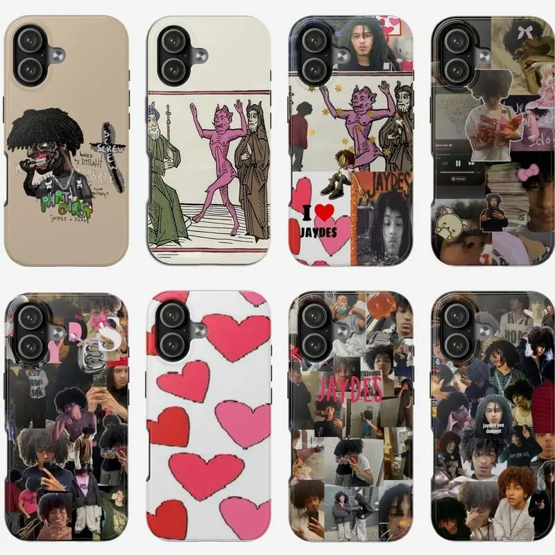 Jaydes Ghetto Cupid Smartphone Casing, Rap Trap Aesthetic Fan Gift Protective Accessory, Protector for iPhone 11-17 Pro Max/Plus & Samsung Galaxy S23-25 Devices