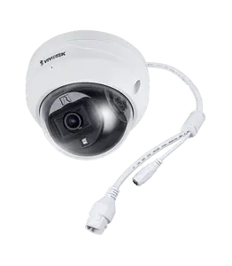 Vivotek  2MP Dome Network Camera Fixed Lens for H.265, H.264 & Mjpeg, Stream, Card