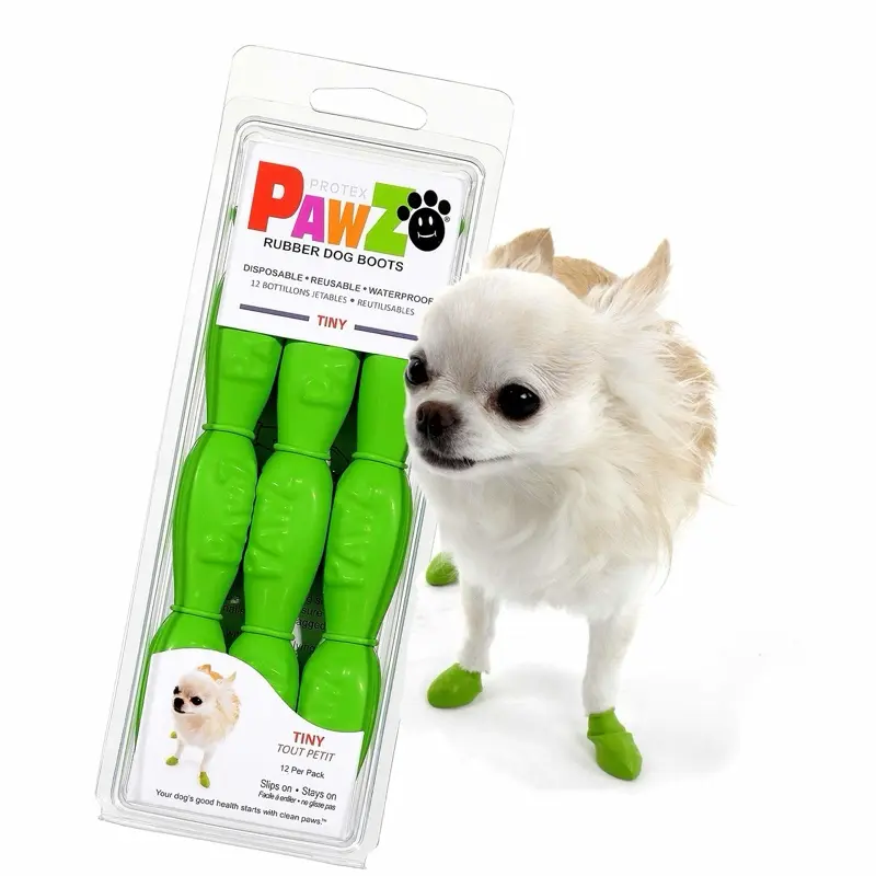 PAWZ Rubber Dog Boots - Tiny