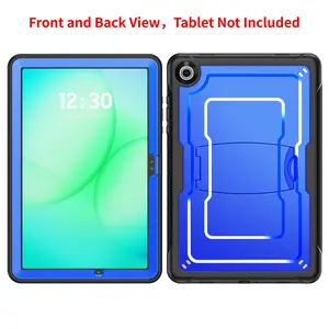 For Samsung Galaxy Tab A9 8.7" 2025 / A11 8.7" 2023 Rugged Case, Shockproof Heavy Duty Cover with Stand, Soft Kids-Safe Protective Case, Fits A11 Plus / A9 Plus 11 Inch Tablet, Shock Resistant Cover