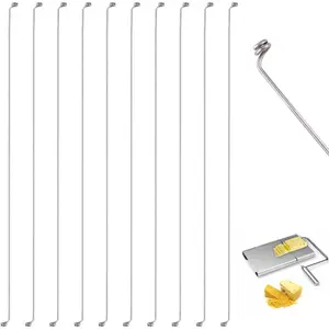 10pcs 5.5inch Cheese Slicer Replacement Wires for Slicing Soft Cheeses and Pâtés