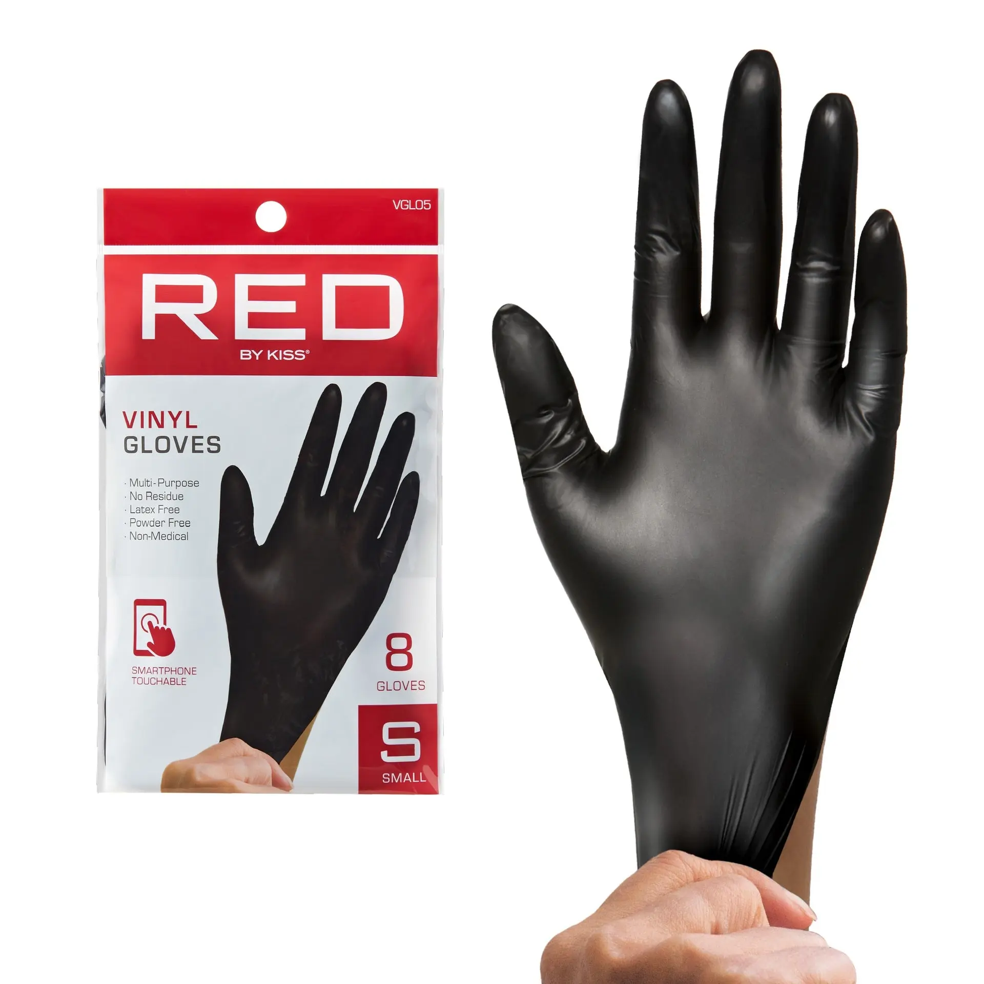 RED by KISS Vinyl Gloves (8pcs) RED by KISS Vinyl Gloves (8pcs)