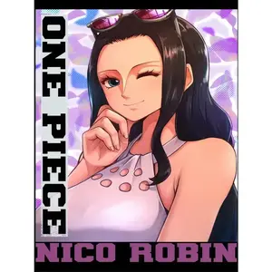 OP Nico Robin Poster, OP Anime Manga Poster, Gift For Fan