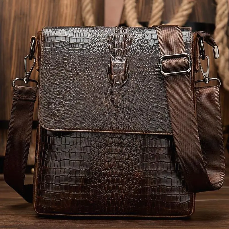 Classic First Layer Shoulder Bag, Crossbody Bag for Daily Commute, Professional Bag, Present for Spouse