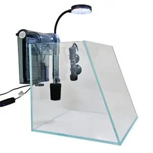 Lifegard FullView Ultra-Low Iron Rimless tank 3.4 gallons Kit (10.24'' x 10.24'' x 9.84'')