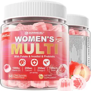 Womens Multivitamin Gummies Methylated Multi Vitamin and Mineral Supplement with Omega 3 Magnesium Enzymes Probiotics and Antioxidant Blend for Overall Health Immunity Booster Hair Nails and Skin Support Complex for Women