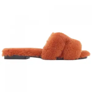 Pre-owned HERMÈS Lambskin Small Leather Goods Hermes Sheepskin Sandals