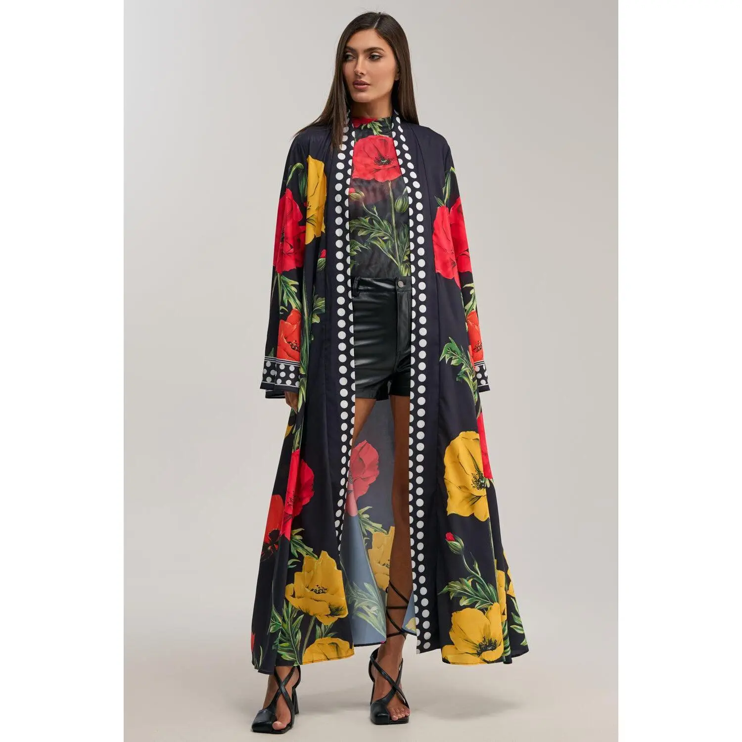BELLADONNA SATIN DUSTER BELLADONNA SATIN DUSTER