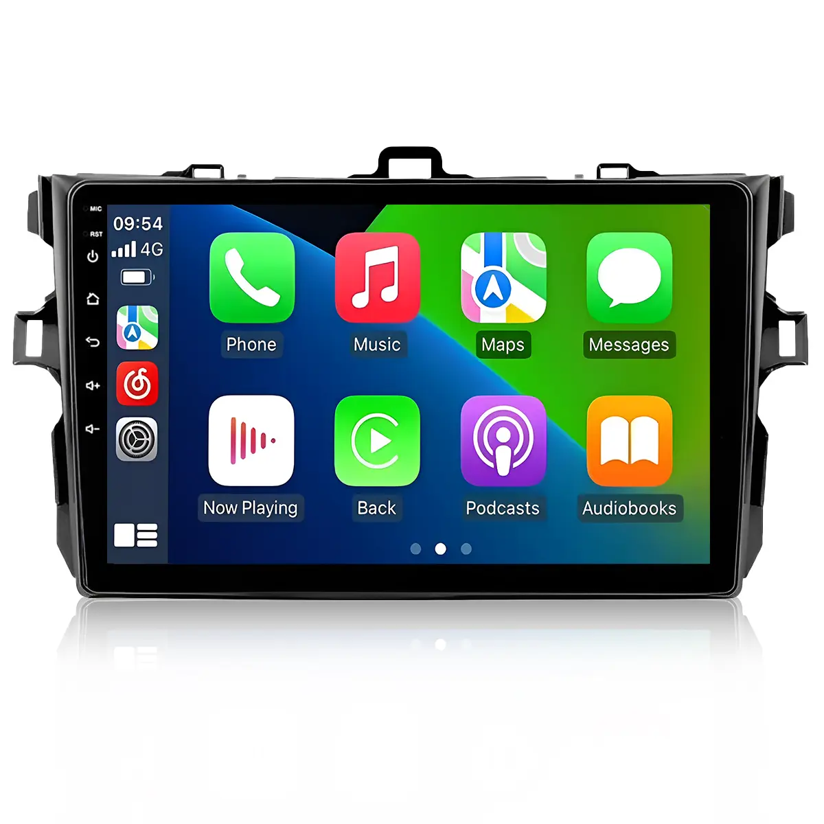 9" Car Stereo for 2009–2013 Toyota Corolla – with Wireless CarPlay & Android Auto, 2+32GB, GPS, AHD Camera (sold separately), Bluetooth, Touchscreen. Car Media Player Car Video Players carplay screen for car