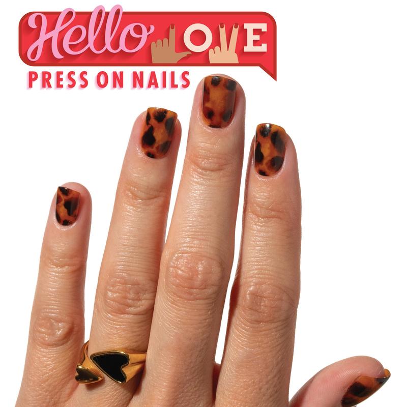 Hello Love Press-On Nails: Short Square