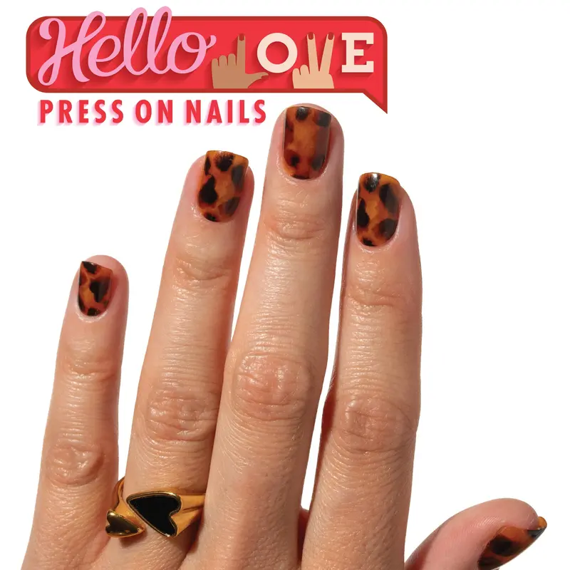 Hello Love Press-On Nails: Short Square