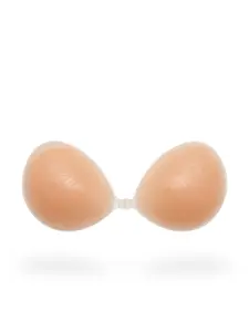 Invisible Strapless Sticky Bra, Minimalist Sexy 3D Silicone Nipple Cover for Small Bust, Push Up Balconette Cup, Perfect for Dresses and Weddings, Underwear, Wireless Strapless Bra