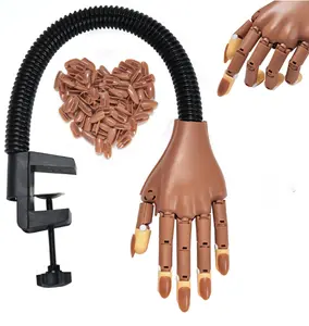 Nail practice prosthetic hands, professional nail tools, the first choice for nail practice, essential for beginners Manicure Gel Tips Acrylics Cutics