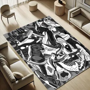 Streetwear Room Mat, Urban Style Rug