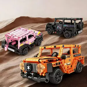 New Off-Road Car Series Building Block Set, Perfect Gift for Car Enthusiasts, Home Decor, Birthday Present, Collectible Model Kit