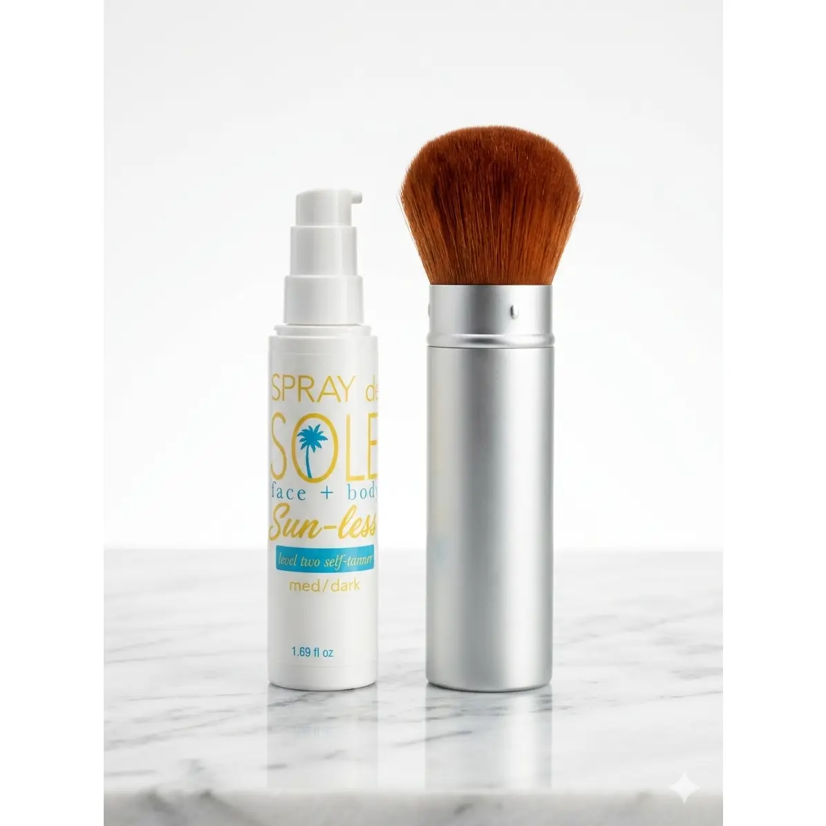 Sun Gelée + Kabuki Body Brush Kit — Level 2 (2-Hour Express)