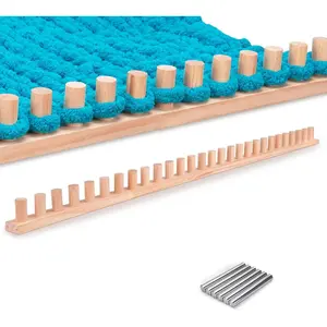 56" Chunky Blanket Loom - Loom for DIY Throw, Size Hand Yarn Chunky,No Needles Required,Beginner Friendly Yarn Craft