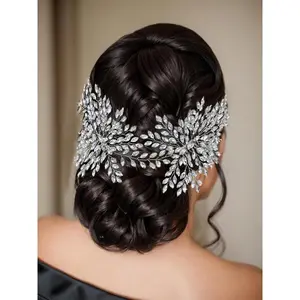 Rhinestone Decorated Headband, Elegant Bridal Headwear for Wedding Bridal Party Formal Occasions, Fashion Hair Accessories for Women