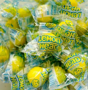 Lemonheads Individually Wrapped Candy Sweet Treats 1 LB Bag Lemon Flavor Hard Candies for Parties Events US Packaged