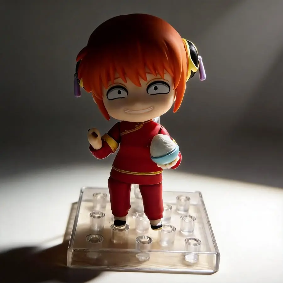 Gintama Kagura Articulated Anime Figure - 10cm, Exquisite Design, Articulated Joints, Posable, Collectible Toy, Tabletop Decoration, No Box, for Anime Fans, Can Pose In Different Positions