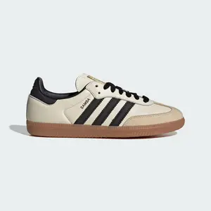 adidas Samba OG Cream White Sand Strata (Women's) Women's Authentic Shoes Footwear Sneaker Trainer Comfortable Walking Fashion Trending Gift