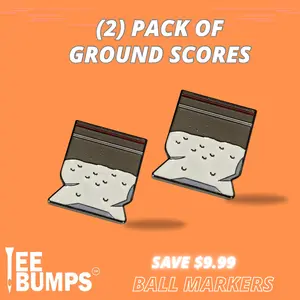 (2) Pack Ground Score Ball Markers
