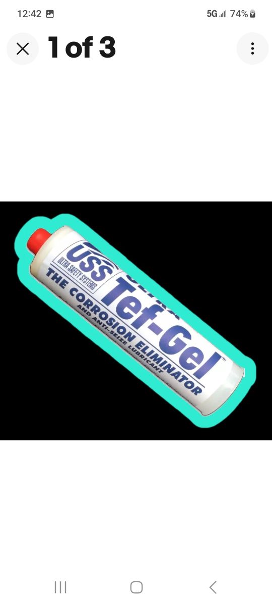 TG-16 Ultra Tef-Gel   Corrosion Eliminator And Anti-Seize Lubrican 16oz Tub