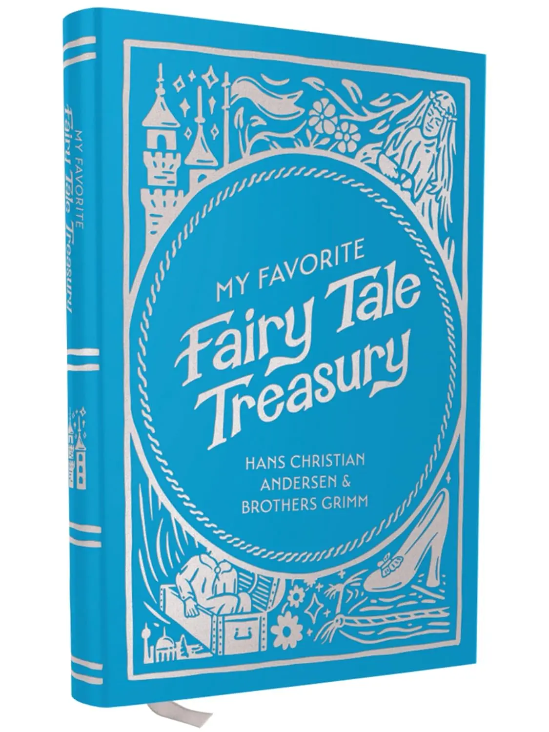 My Favorite Fairy Tale Treasury by Hans Christian Andersen [Hardback Book] Collectible keepsake edition designed to be cherished for years - Cinderella, Hansel and Gretel, The Little Mermaid, Rumpelstiltskin, Sleeping Beauty, The Flying Trunk, and more
