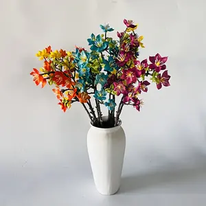 3pcs Bloomshine Artificial Plum Blossoms, Multicolor Lace Hydrangea Flowers for Home Decor, Plastic Fake Plants Wedding, Engagement, Christmas, Thanksgiving, Valentine's, Mother'S Day, Graduation Season, Outdoor Patio Decoration, Tablet