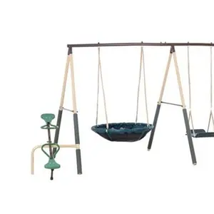 XDP Recreation Deerfield Playground Swing Set, Super Disc, Slide, Glider & Swing XDP Recreation Deerfield Playground Swing Set, Super Disc, Slide, Glider & Swing