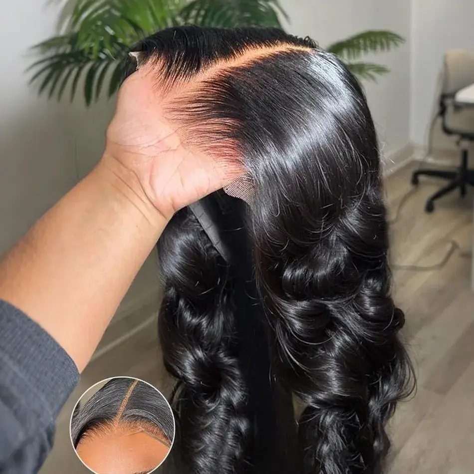 Glueless Wig Body Wave Lace Wig Human Hair Wear Go 13x6 Lace Front Wigs With Drawstring Pre-Bleached&Pre-Cut&Pre-Plucked 6x4 7x5 HD Lace Closure Wig Brazilian Wig for Beginnner Vacation Summer Hairstyles#SummerWins#DealsForYouDays#WeeklyDeals