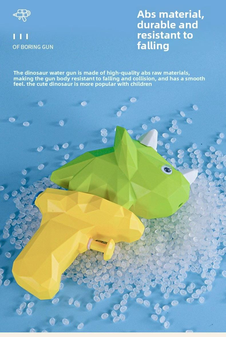Cute Dinosaur Water Gun, Low-Poly Dinosaur Shape, Easy to Operate, Perfect for Summer Outdoor Play, Family Activities & Friend Gatherings