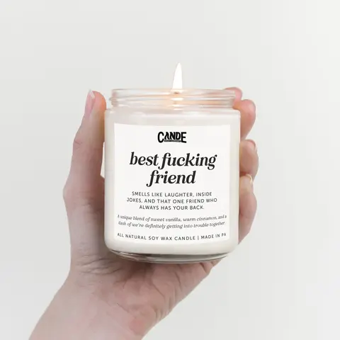 CANDECRAFTCO Hand-Poured Premium Scented Candle Collection - CE Craft Home Decor Decoration, Aroma-Infused Home Supplies, Unique Cool Gifts for Mom Birthday Gifts with Humor+Warmth Reminder