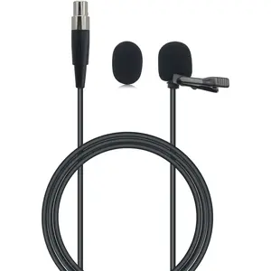XLR Lavalier Microphone Replacement for  Samson  Transmitter, Phenyx Pro Mic - Lav Lapel Clip, Wearable, TA3F Plug