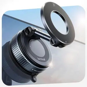 Lamicall for Magsafe Car Mount, Magnetic Phone Holders for Your Car, Vacuum Phone Mount for Car Accessories for Women Men Interior Jeep BMW, SuctionPro Gifts Kits, for iPhone 17 Pro Max 16 15 14 13