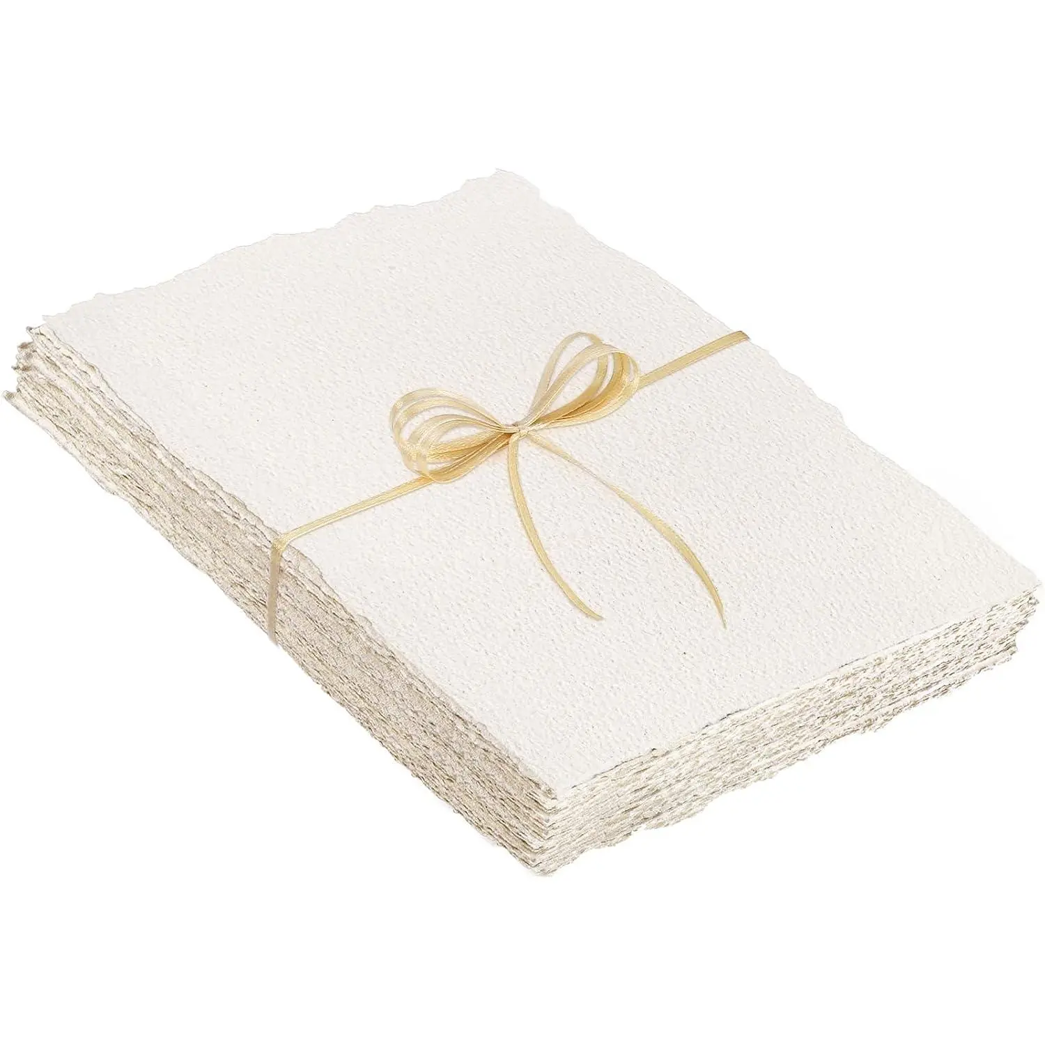 25 Sheets Watercolor Paper 9X 12, 300 GSM Deckled Edge Paper Rough/Textured  Paper for Watercolors, Wedding Invitations, Cards, Crafts